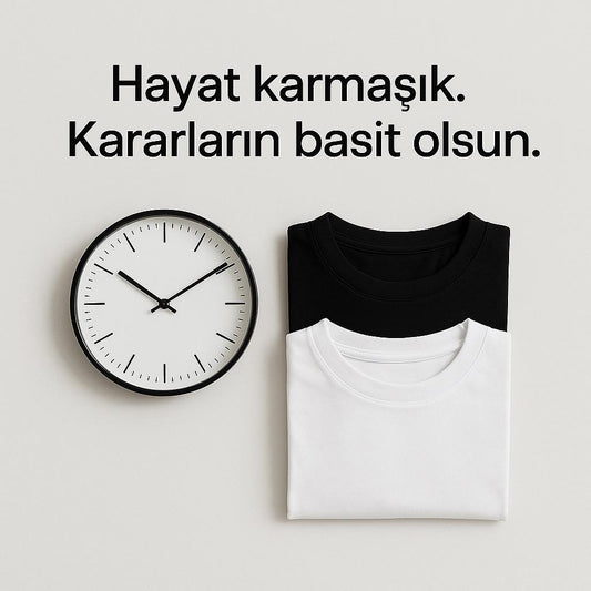 Azla Çok Görün: Siyah-Beyaz Tişörtle Sade ve Pratik Stil