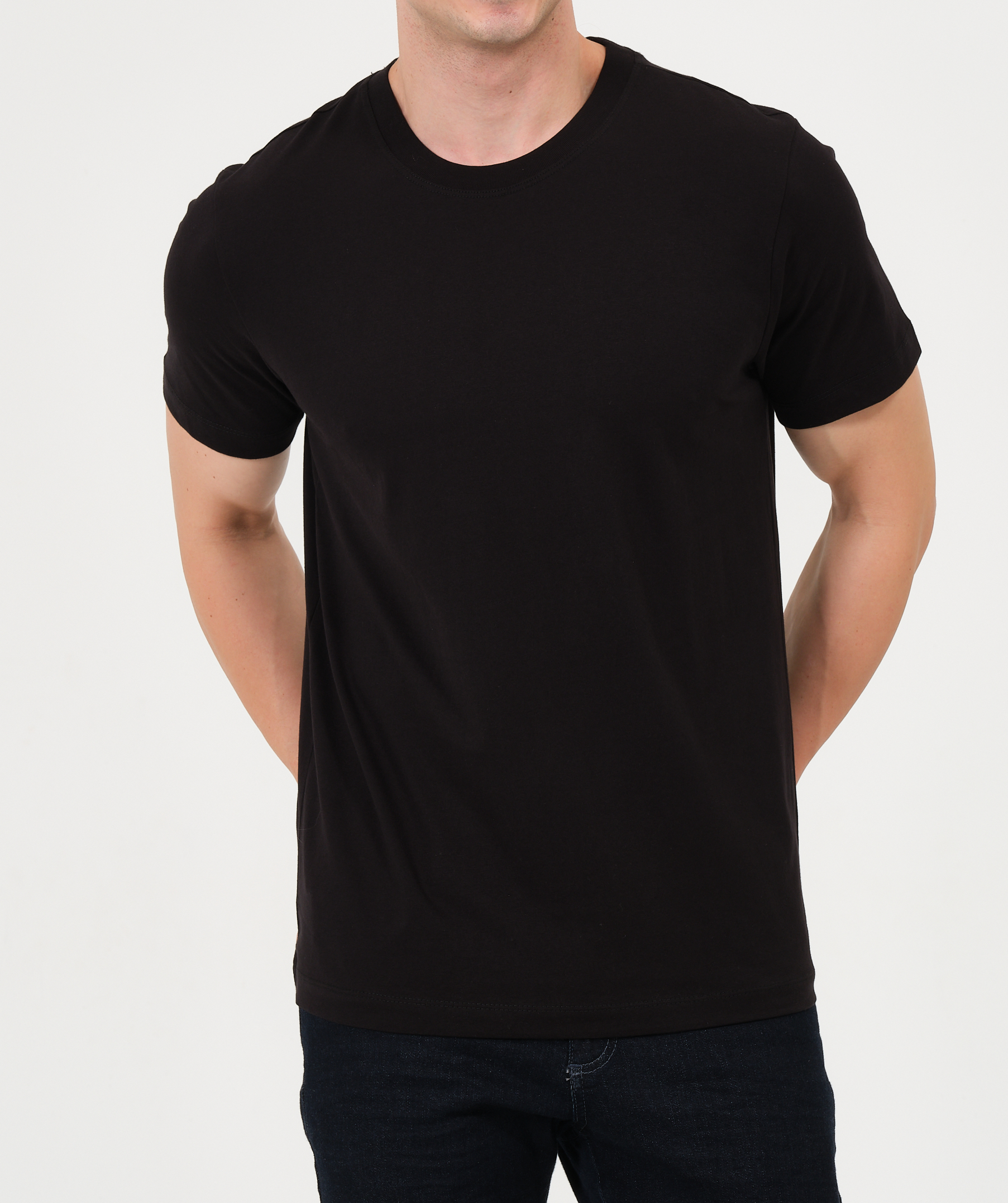 sade pamuklu regular fit siyah tişört düz erkek kadın kolay 
basic  regular fit %100 cotton black tshirt 