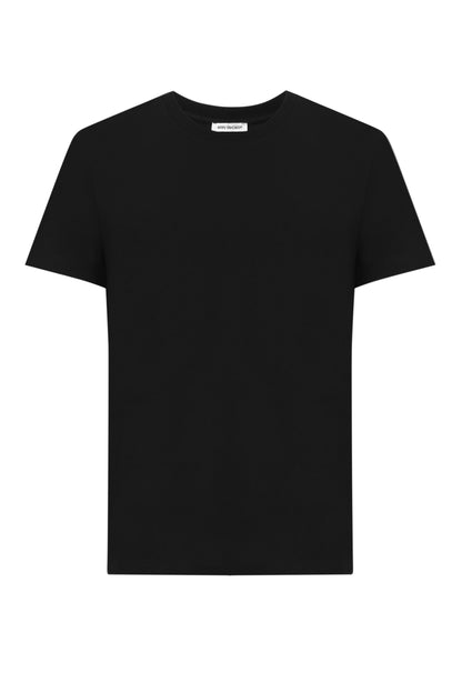 sade pamuklu regular fit siyah tişört düz erkek kadın kolay 
basic  regular fit %100 cotton black tshirt 