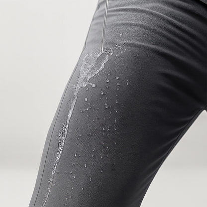 Erkek Esneyebilen Nefes Alan Kırışmaz Poliamid Kumaş Gri Pantolon