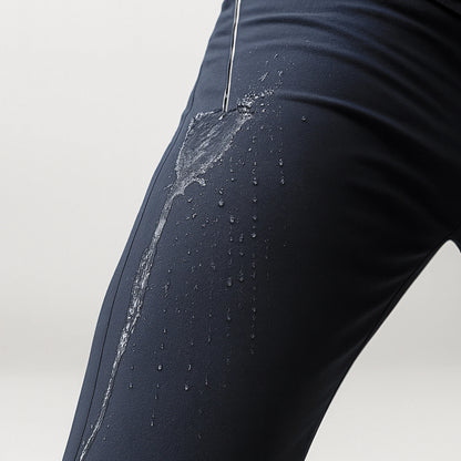 Erkek Esneyebilen Nefes Alan Kırışmaz Poliamid Kumaş Lacivert Spor Pantolon