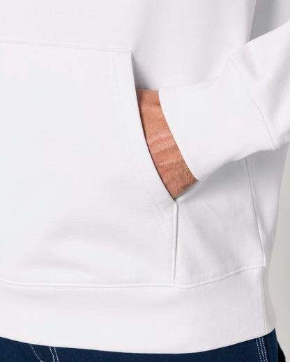 Kapşonlu Regular Fit Beyaz Sweatshirt Hoodie