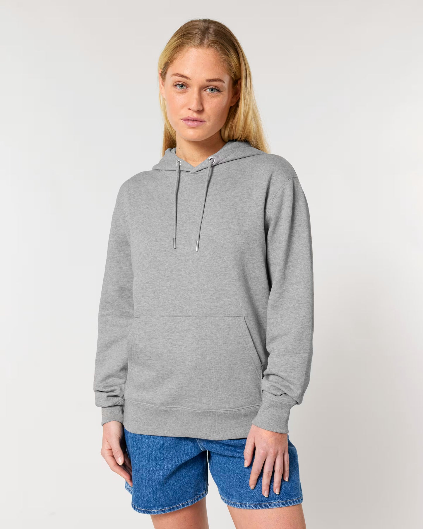 Kapşonlu Regular Fit Gri Sweatshirt Hoodie
